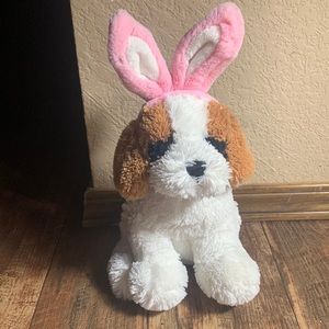 St Bernard Puppy Bunny Ears 13" tall CUTE